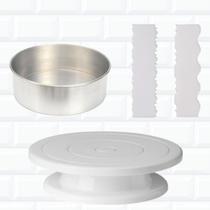 Kit Confeiteiro Completo Bailarina + Forma 20x10 + Espátula Kit Confeiteiro Completo Bailarina + Forma 20x10 + Espátula