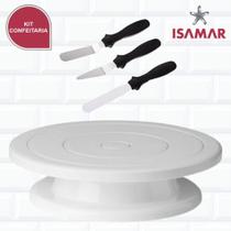 Kit Confeiteiro Completo Bailarina Giratória + Espátulas