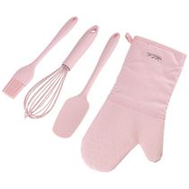 Kit Confeiteiro Completo Espatula e Batedor Rosa Weck