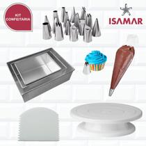 Kit Confeiteiro Completo Formas Retangulares Bailarina Bicos Kit Confeiteiro Completo Formas Retangulares Bailarina Bicos