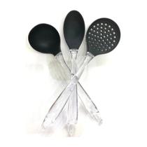 Kit Confeiteiro De Silicone Cabo Acrílico Preto Multilaser - UD032