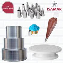 Kit confeiteiro formas bailarina sacos 1m bicos