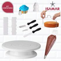 Kit Confeiteiro Iniciante Bailarina 30 Cm + Espatulas + Bico Kit Confeiteiro Iniciante Bailarina 30 Cm + Espatulas + Bico