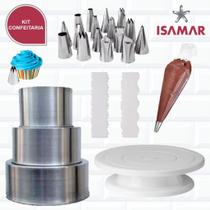 Kit confeiteiro iniciante formas 1m bailarina Kit confeiteiro iniciante formas 1m bailarina