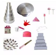 Kit Confeiteiro Lilica. Bailarina 40cm, 6 Formas e Acessórios Confeitaria