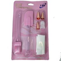 Kit Confeiteiro Para Bolo 7 Peças