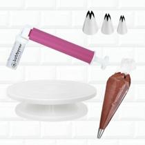 Kit Confeiteiro Profissional Bailarina Pulverizador De Bolo Kit Confeiteiro Profissional Bailarina Pulverizador De Bolo