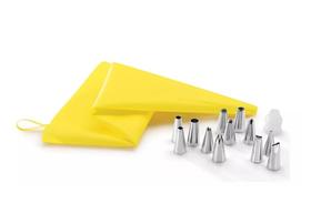 Kit Confeiteiro Saco Silicone 13 Peças Decora Bolo Ctg-00-13