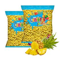 Kit Confeito de Açúcar Colorido Sabor Abacaxi com 2 Un. 500g