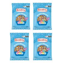 Kit confeito miçanga Mavalério 500g cortido com 4 unidades Kit confeito miçanga Mavalério 500g cortido com 4 unidades