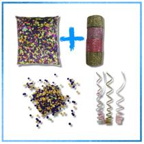 Kit confete e serpentina 1 confete e 1 serpentina