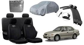 Kit Conforto e Proteção Interior Corolla 98-03: Capas, Cobrir e Limpador Kit Conforto e Proteção Interior Corolla 98-03: Capas, Cobrir e Limpador