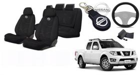 Kit Conforto Frontier 15-20 + Volante + Chaveiro Tecido Kit Conforto Frontier 15-20 + Volante + Chaveiro Tecido
