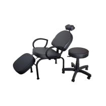 Kit Conforty Maquiagem Cadeira e Mocho