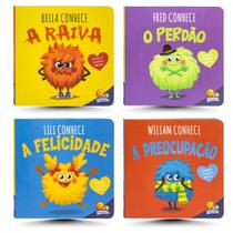Kit Conhecendo Emoções: Aprendendo a Lidar com Sentimentos - Raiva + Perdão + Felicidade + Preocupação Kit Conhecendo Emoções: Aprendendo a Lidar com Sentimentos - Raiva + Perdão + Felicidade + Preocupação