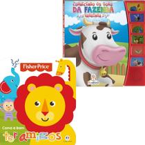 Kit: Conhecendo os sons da fazenda: A vaquinha + Como é bom ter amigos - Fisher price Kit: Conhecendo os sons da fazenda: A vaquinha + Como é bom ter amigos - Fisher price