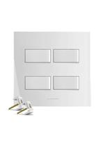 Kit Conj 4x4 Quatro Interruptor Paralelo Br InovaPro Alumbra