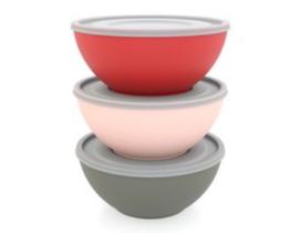 Kit Conjunto 03 Potes Viena de 400ml Acompanha Tampa Plástica total 1200ml