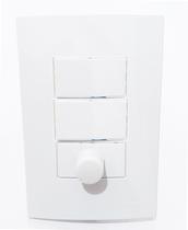 Kit Conjunto 1 Dimmer Variador com 1 Simples e 1 Paralelo Sleek