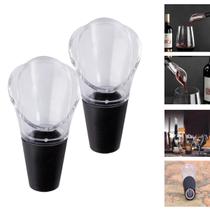 Kit Conjunto 2 Bico Dosador Pr Vinho Plástico Cozinha Jantar