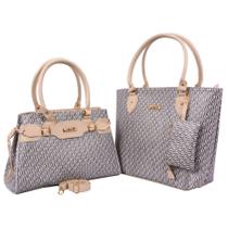 Kit conjunto 2 bolsas femininas + bolsinha porta moeda