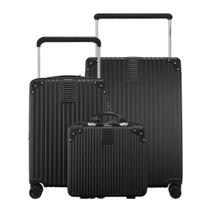 Kit Conjunto 2 Malas Rígidas 10 e 23kg 360 com Cadeado TSA mais Frasqueira - Gladiador Wide E1PMFRAE1 Cor: Preto Kit Conjunto 2 Malas Rígidas 10 e 23kg 360 com Cadeado TSA mais Frasqueira - Gladiador Wide E1PMFRAE1 Cor: Preto