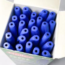 Kit Conjunto 25 canetas esferográficas azul escolar básica
