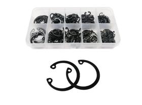 Kit Conjunto 250 Aneis Anel Arruela Contençao Aço Carbono