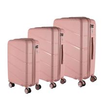 Kit Conjunto 3 malas avião padrão Anac cadeado Tsa P Pequena 10kg M Média 23kg G Grande 32kg Rodas 360 Silenciosas em Polipropileno Resistente Kit Conjunto 3 malas avião padrão Anac cadeado Tsa P Pequena 10kg M Média 23kg G Grande 32kg Rodas 360 Silenciosas em Polipropileno Resistente