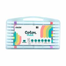 Kit Conjunto 36 Canetas Escolar Hidrografica Permanente Color Max Kit Conjunto 36 Canetas Escolar Hidrografica Permanente Color Max