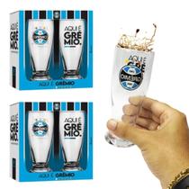 Kit Conjunto 4 Copos Munich Tulipa Cerveja Chopp Bebidas