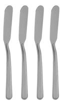 Kit Conjunto 4 Faquinhas Espatula Manteiga Pate