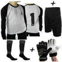 Kit Conjunto 4x1 Bermuda Goleiro Ardos N1 cza Infantil - Lince