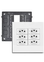 Kit Conjunto 4x2 6x Modulo Tomada 20A Arteor Legrand Kit Conjunto 4x2 6x Modulo Tomada 20A Arteor Legrand