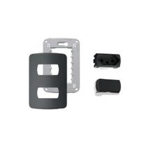 Kit Conjunto 4x2 Tomada 10A Interruptor Inte Miluz Schneider