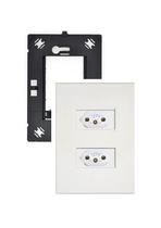 Kit Conjunto 4x2 Tomada 20a Dupla Arteor Pial Legrand Kit Conjunto 4x2 Tomada 20a Dupla Arteor Pial Legrand