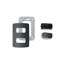 Kit Conjunto 4x2 Tomada 20A Interruptor Bipo Miluz Schneider