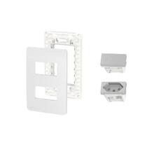 Kit Conjunto 4x2 Tomada 20A Interruptor Par Orion Schneider Kit Conjunto 4x2 Tomada 20A Interruptor Par Orion Schneider