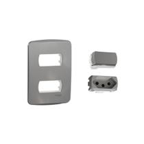 Kit Conjunto 4x2 Tomada 20A Interruptor Simp Miluz Schneider