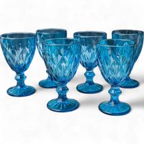 Kit Conjunto 6 Taças de Vidro 330ml Milbani Mesa Posta Elegante Decorativas Agua Sucos Drinks Resistente Kit Conjunto 6 Taças de Vidro 330ml Milbani Mesa Posta Elegante Decorativas Agua Sucos Drinks Resistente
