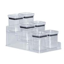 Kit Conjunto 7 Porta Temperos Lumini Organizador Multiuso Kit Conjunto 7 Porta Temperos Lumini Organizador Multiuso