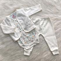 Kit Conjunto Bebê Maternidade Menino 100% Algodão Kit Conjunto Bebê Maternidade Menino 100% Algodão