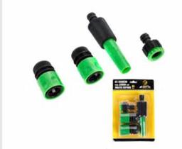 Kit Conjunto Bocal Para Mangueira Com 04 Pçs Jardinagem - PMA-12