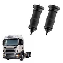 Kit Conjunto Bolsa Pneumatica Cab Scania S4 R Até 2003 Diant