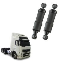 Kit Conjunto Bolsa Pneumatica Cab Volvo Fh Até 2003 Sf Diant