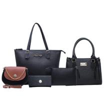 Kit Conjunto Bolsas Feminina 5 Pç Lindas Willibags Kit Conjunto Bolsas Feminina 5 Pç Lindas Willibags