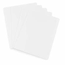 Kit Conjunto c/ 50 Pasta L A4 Branca Fosca Total 50 Unidades