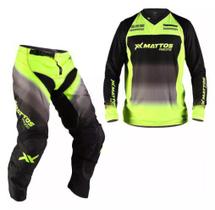 Kit Conjunto Calça + Camisa Mattos Creation Trilha Motocross