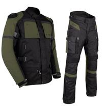Kit Conjunto Calça Jaqueta Texx Armor Masculino Preto Verde Kit Conjunto Calça Jaqueta Texx Armor Masculino Preto Verde
