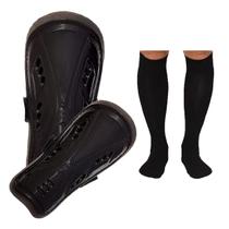 Kit Conjunto Caneleira E Meião Apollo Atoalhado Confortável Futebol Jogador Infantil Criança